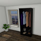 Modular 4 Wardrobe - One Hang Rail with one Adjustable shelf